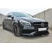 Накладка сплиттер на передний бампер на Mercedes CLA C117 A45 AMG рестайл